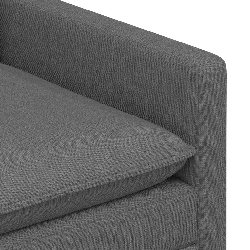 Sofa Mørkegrå 196 x 81 x 87,5 cm Stof
