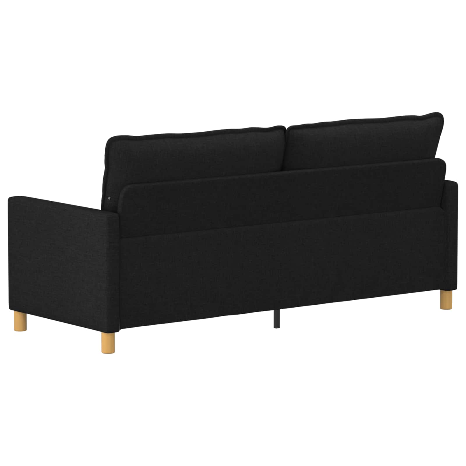 Sofa Sort 196 x 81 x 87,5 cm Stof