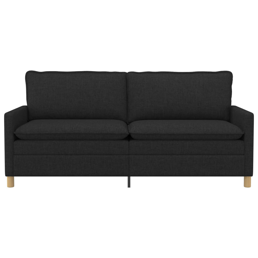 Sofa Sort 196 x 81 x 87,5 cm Stof