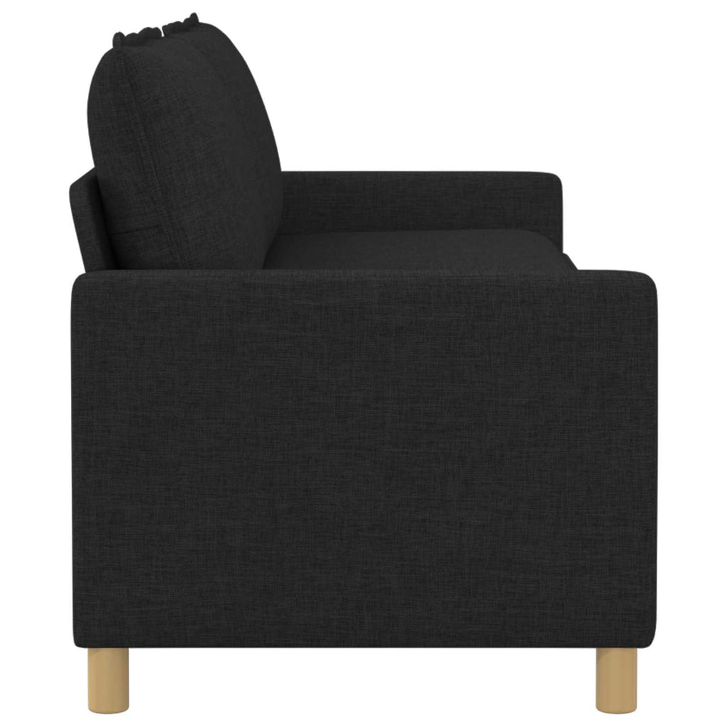 Sofa Sort 196 x 81 x 87,5 cm Stof