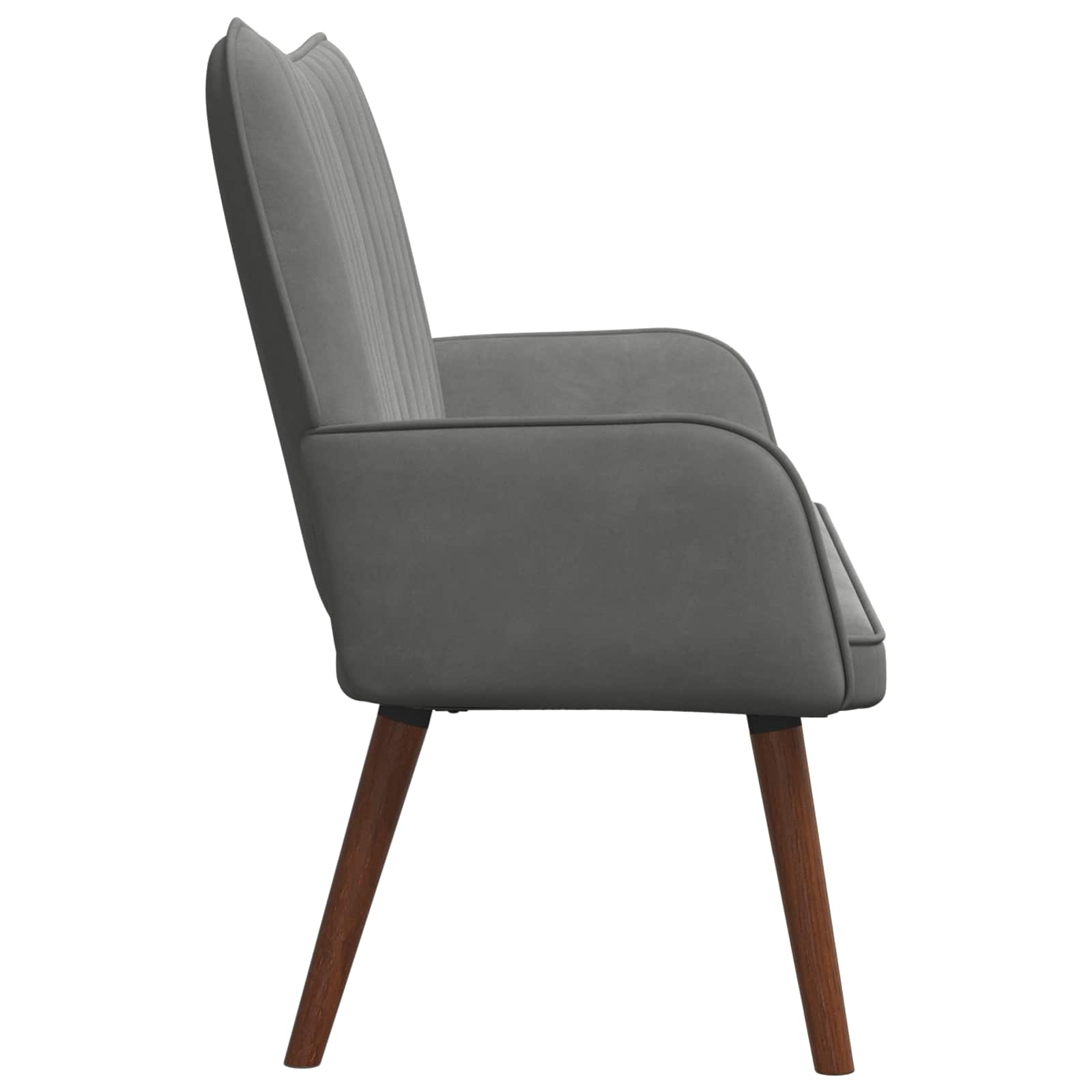 2-personers sofa Mørkegrå 115 x 61 x 87 cm Fløjl