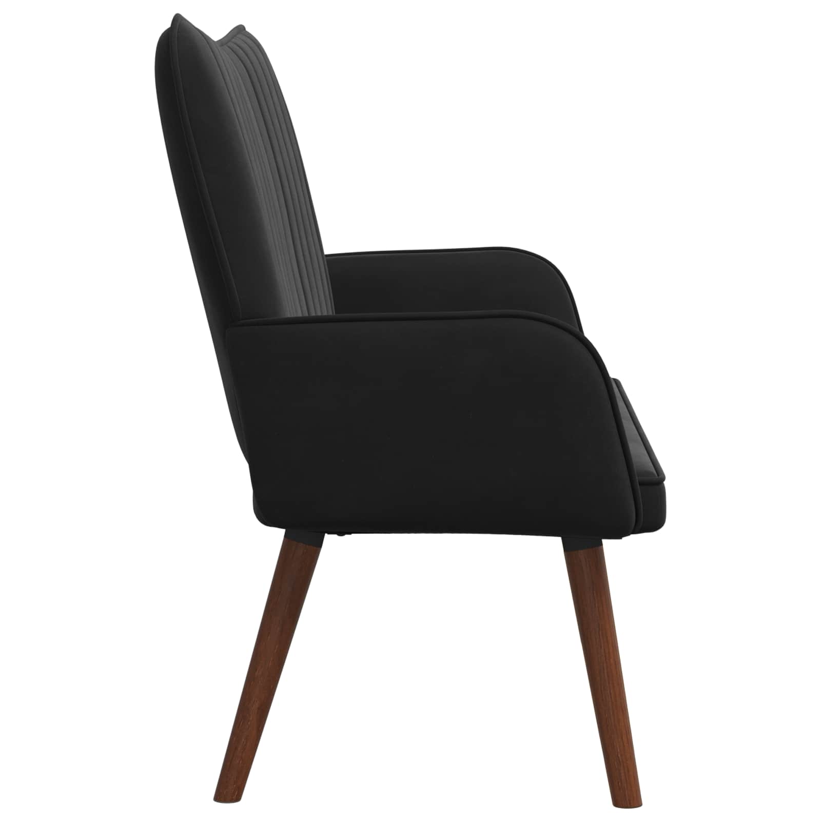 2-personers sofa Sort 115 x 61 x 87 cm Fløjl